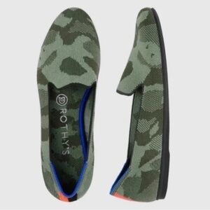Rothy's Women's Green Camouflage Flats